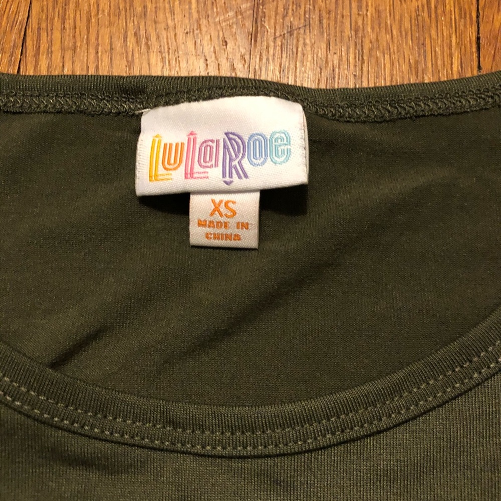 LuLaRoe Brown Top - Picture 2 of 6